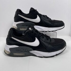 NIKE Air Max Excee CD5432-003 Sneakers Shoes Womens 8.5 Black White Gray Comfort